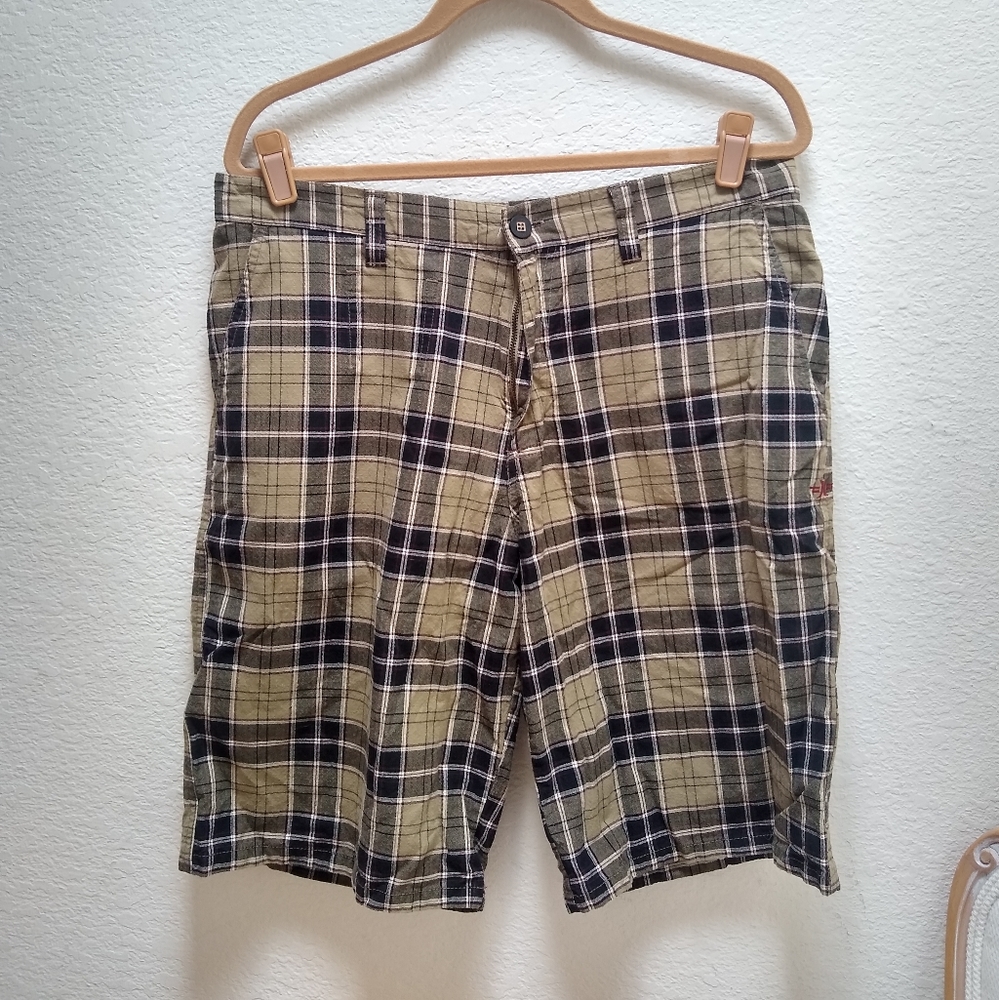 Men's Hurley Plaid Shorts Y2K